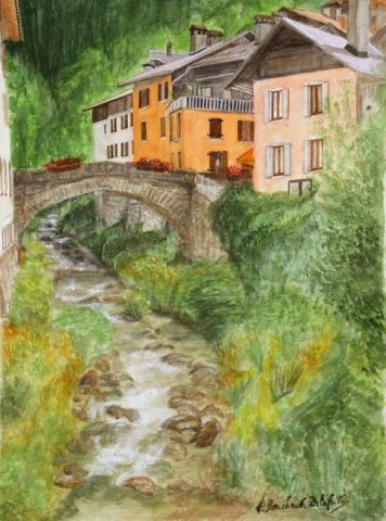 Le pont fleuri